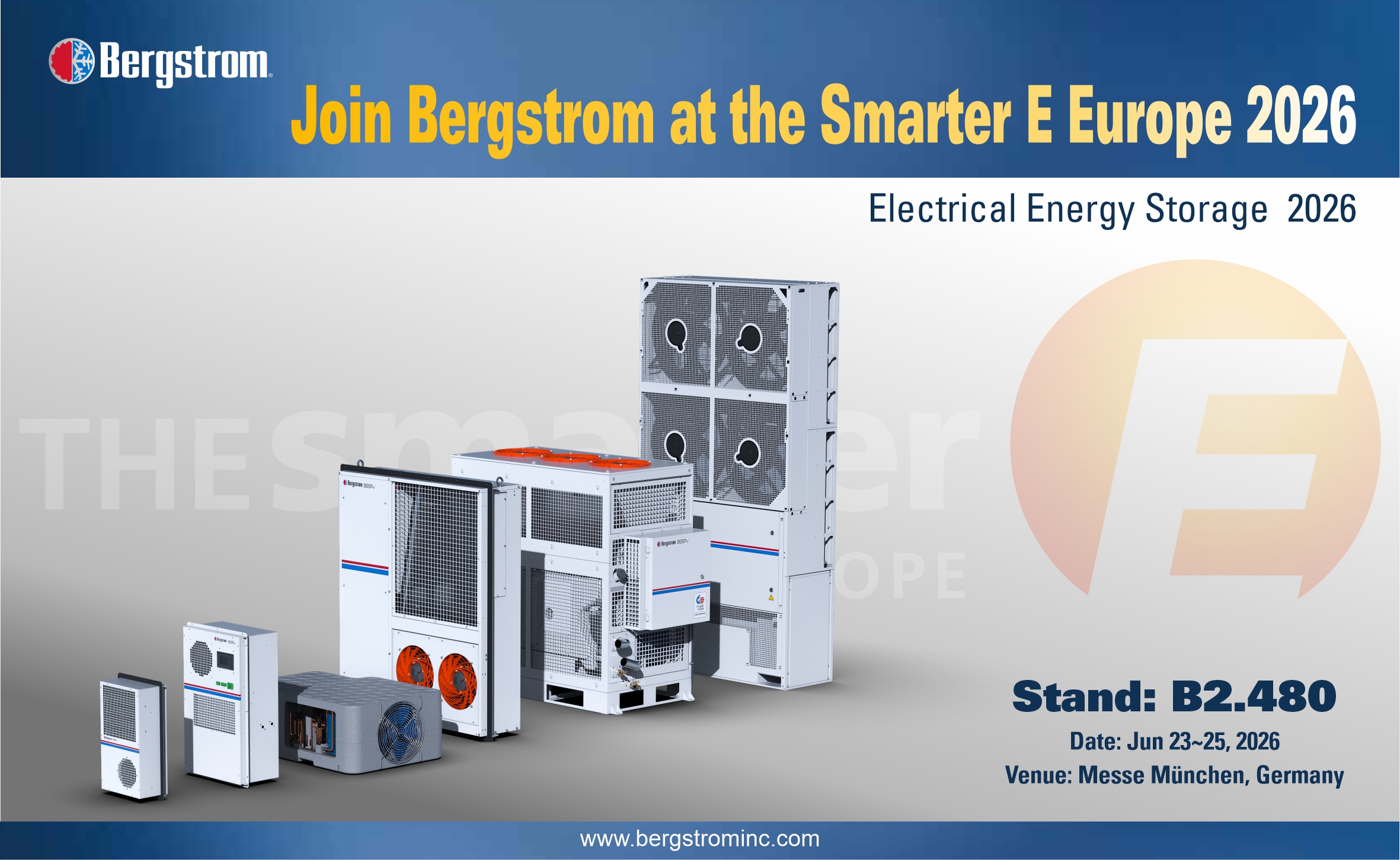 Meet Us in Munich at The Smarter E Europe: Bergstrom Invites You to Explore New Frontiers in Energy Storage Thermal Management